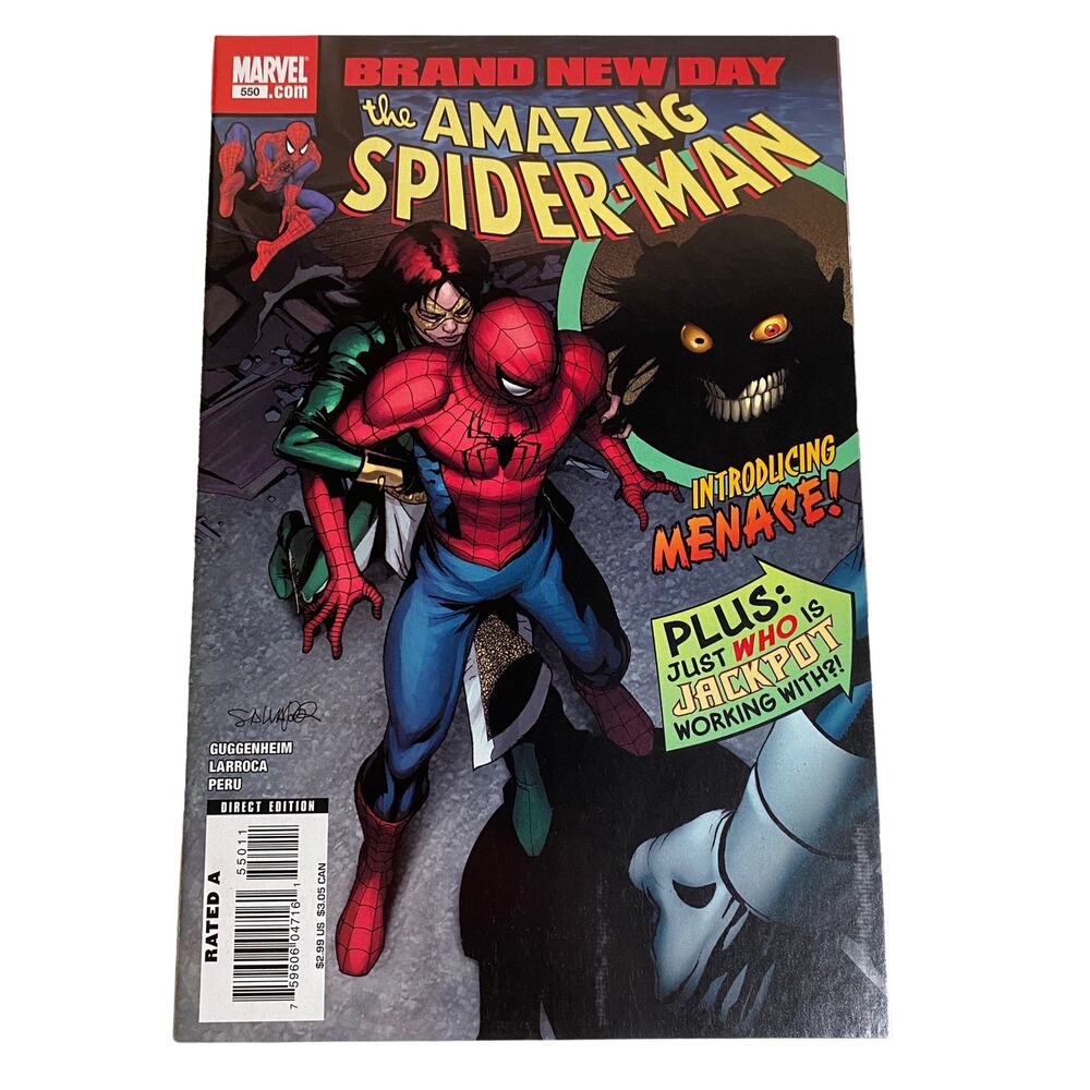 Marvel Amazing Spider-Man #550 NM 1st appearance of Menace 2008 Comic